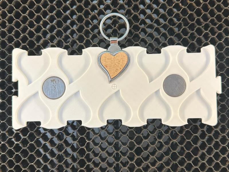 Heart Keychain Engraving Jig