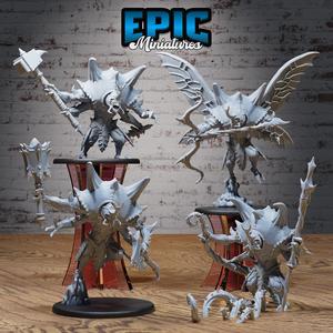 Insectoid Jungle Hulk Set ‧ DnD Miniature ‧ Tabletop Miniatures ‧ Gaming Monster ‧ 3D Model ‧ RPG ‧ DnDminis ‧ STL FILE