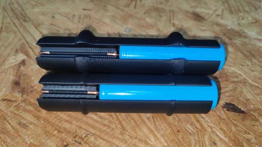 Dual C-cell & D-cell to 18650 Adapters   