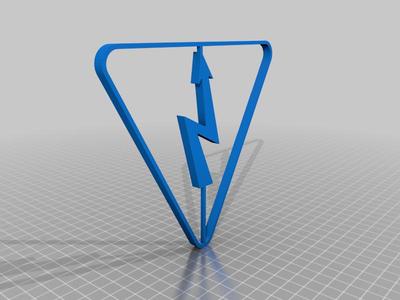 High Voltage Warning Triangle
