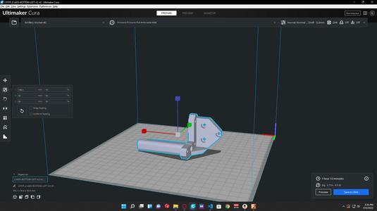 Prusa i3 z axis extension