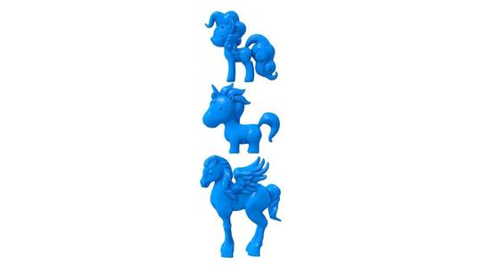 Unicorn / Unicorn stl / Pegasus Pony / Unicorn bank / Cartoon Horse