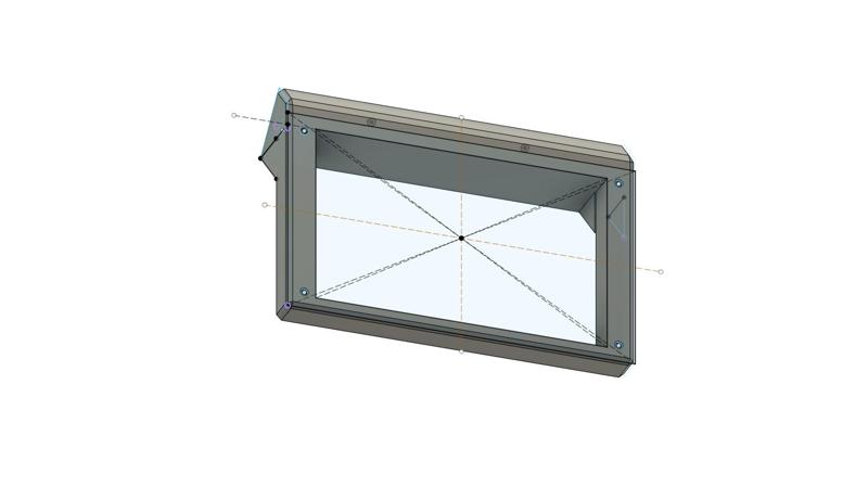 AC Infinity AIRPLATE T3 AI-APT3 Controller Mount for Original Prusa Enclosure