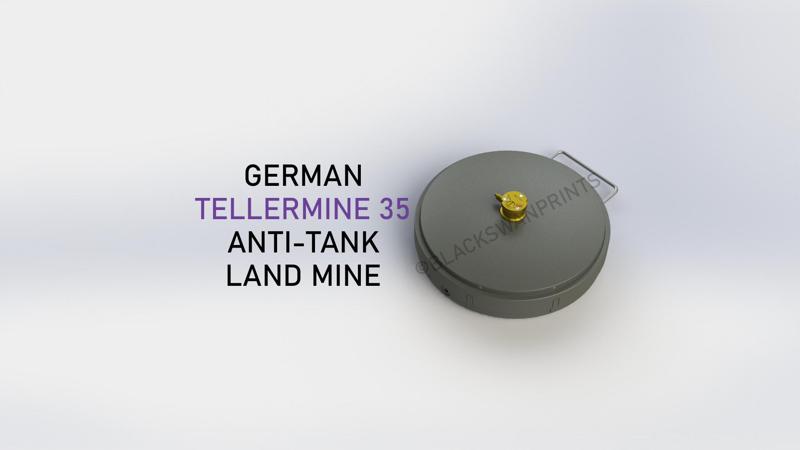 WW2 German Tellermine 35 Anti-Tank Landmine