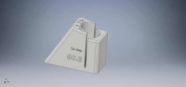 3d print file for 60.3mm Longer Merge collector cutting fixture.