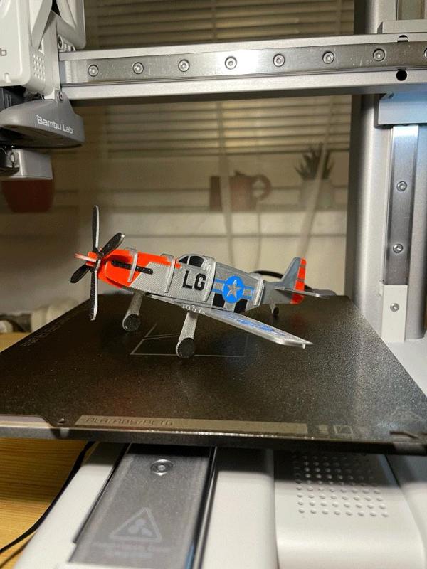 P-51D Mustang Kit Card