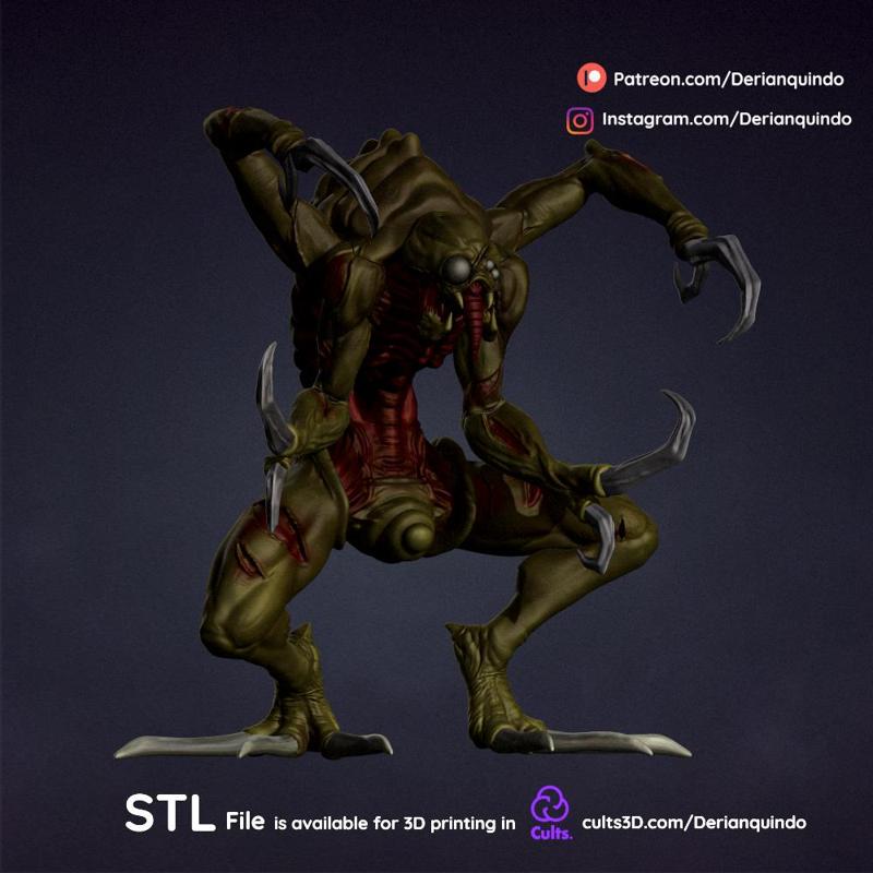 Drain Deimos / Resident evil 3 fanart