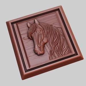 Horse Animal 3D Model for CNC Router Laser & 3D Printer