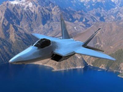 F-22 Raptor Low Poly Fighter Jet