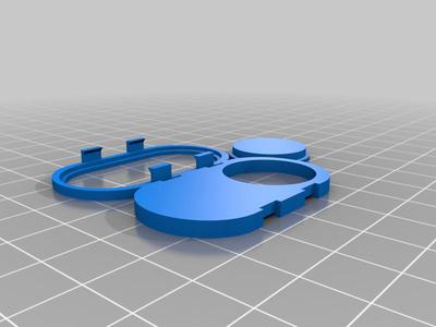 Door peephole cover d-19 mm