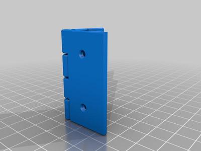 Hinge for aluminum profile