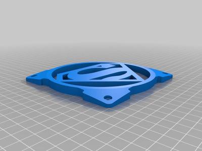 120mm superman fan grill