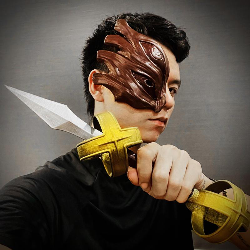 Sukuna Mask With Kumatoke Cursed Tool - Jujutsu Kaisen Cosplay