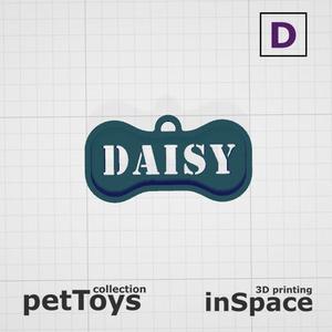 Pet - Dog - Tag - Daisy - Bone - Customized -