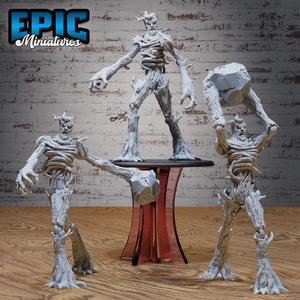 Bone Dry Treant Set ‧ DnD Miniature ‧ Tabletop Miniatures ‧ Gaming Monster ‧ 3D Model ‧ RPG ‧ DnDminis ‧ STL FILE