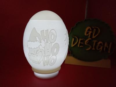 Egg Grinch Ver 2 CHRISTMAS ORNAMENT Table Light TEALIGHT