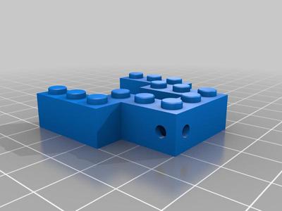 Building block: Key holder letter V