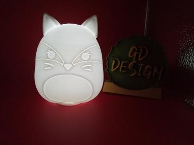 Fox SQUISHMALLOWS ORNAMENT AND ONE TABLETOP TEALIGHT