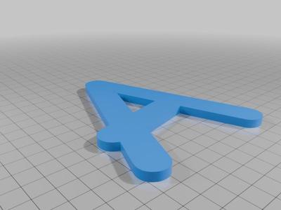 All Alphabet Letters Upper case A-Z Font: ComicNeue-Bold by Google Fonts (OFL License)