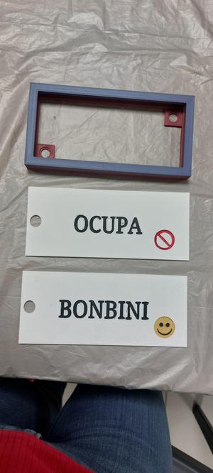 3D Printes Office Door Sign