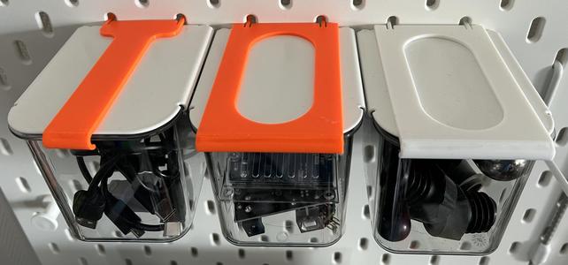 Skadis container lock / bloqueur de boite skadis