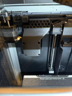 Creality K1C & K1 Rear Fan Cover. IMPROVED and for CFS Uppgrade