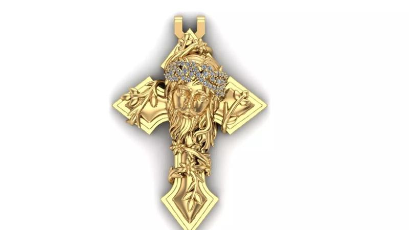 Cross Jesus Pendant