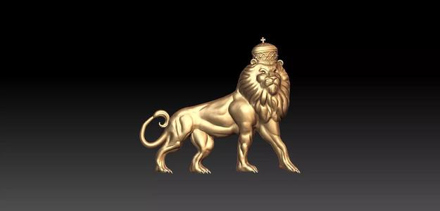 crown lion Pendant