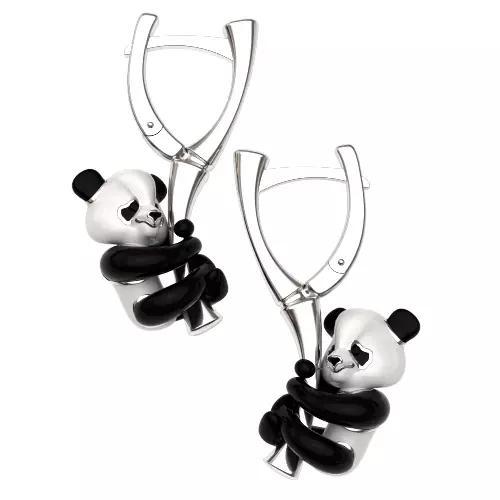 Panda earrrings - original
