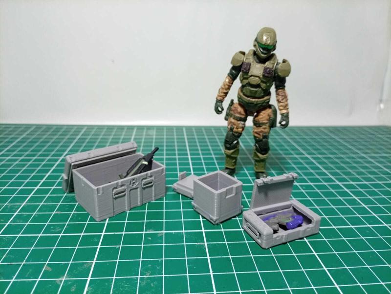 halo infinite crates 2 / boxes 1/18