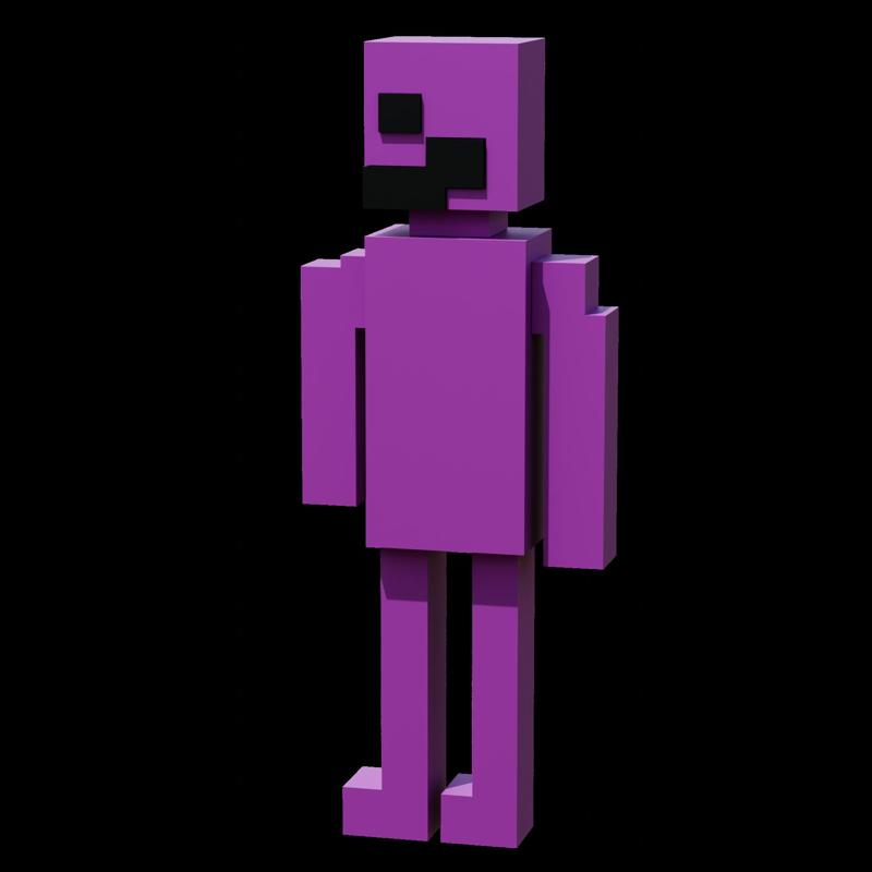 PURPLE GUY 8-BIT - FNAF 2
