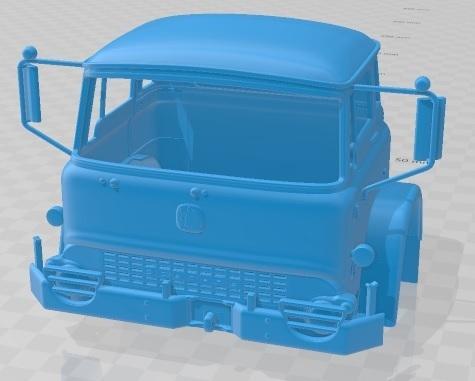 Bedford MK 1972 Printable Cabin Truck