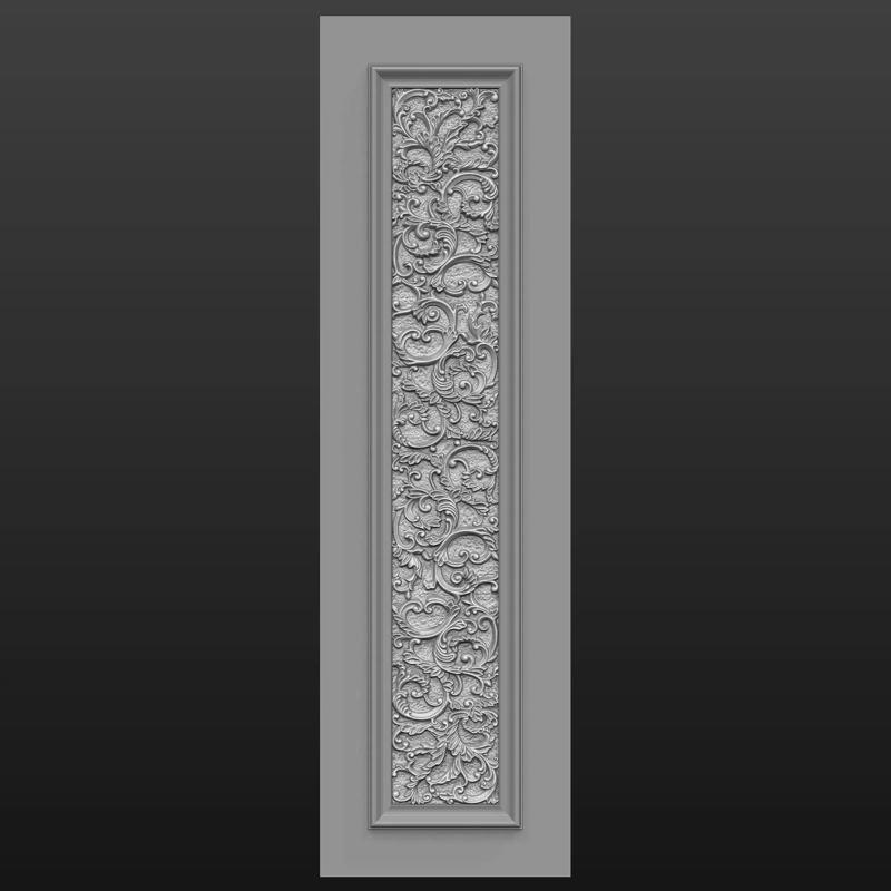 Carved Decorative Panel for CNC  Furniture Facade Ornament