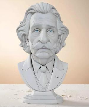 Albert Einstein Head Bust 3D Model - STL Printable Genius