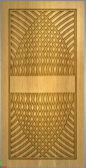 wooden 3d door design