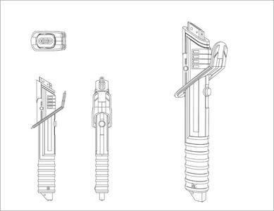 Star Wars Darksaber Hilt