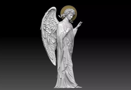 Archangel angel  cnc 3d priting