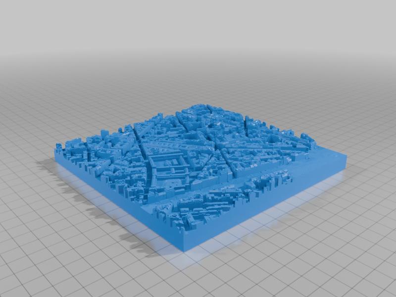3D Model of Paris, France (sample)