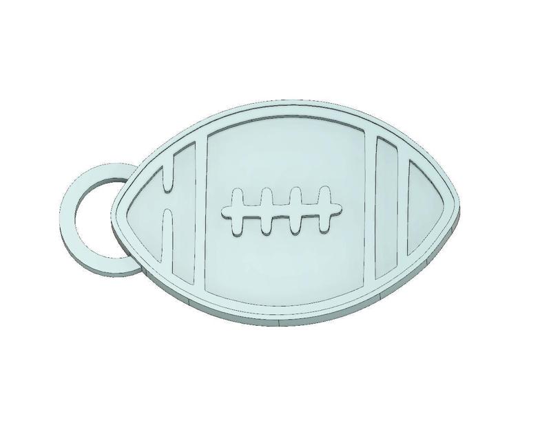 NFL, AMERICAN FOOTBALL, BALL KEYCHAIN