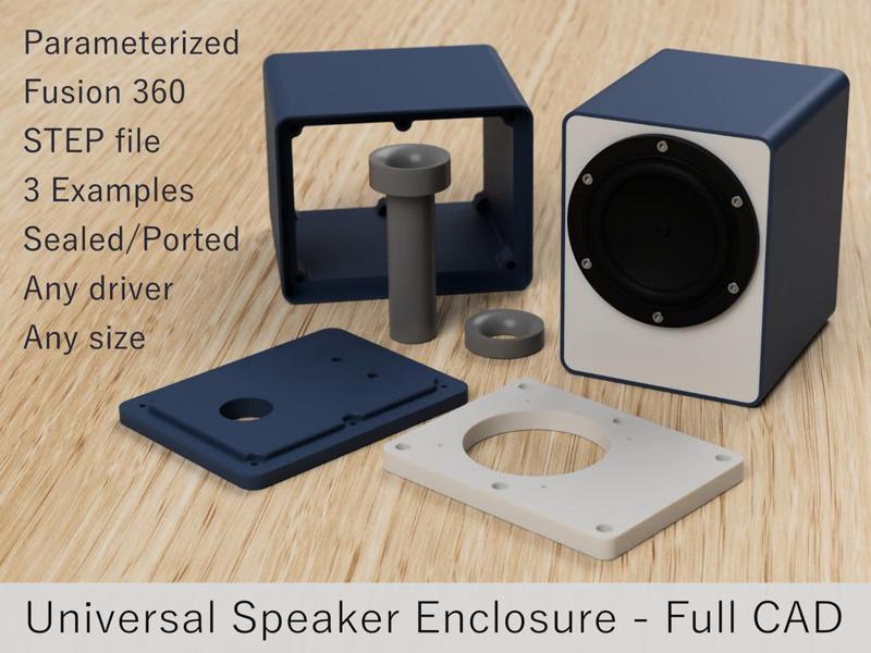 Universal Speaker Box - Full CAD