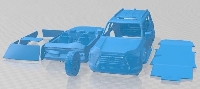 Lexus GX Overtrail 2023 Printable Car