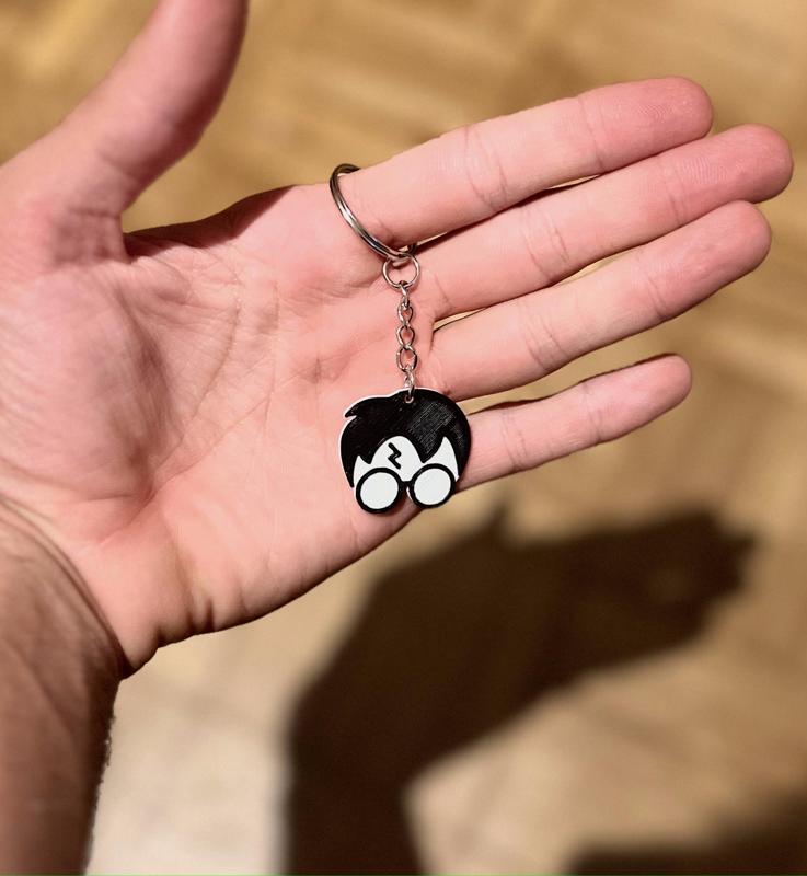 Keychain Harry Potter Face // keychain Potter Boy Face