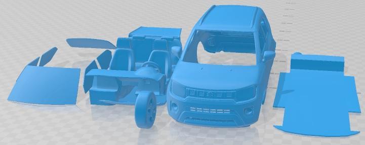 Suzuki Ignis 2021 Printable Car