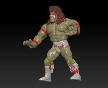 The last Warrior vintage WWE Action figure