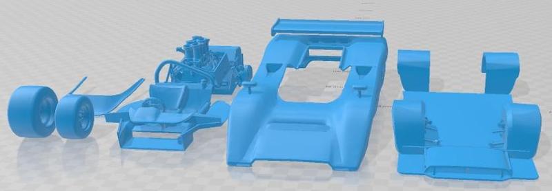 McLaren M8C 1970 Printable Car