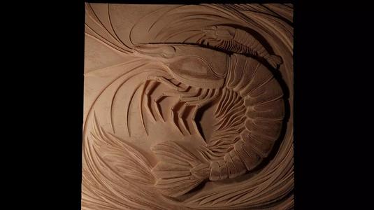 Krill CNC 3d Print High Relief Sand Casting