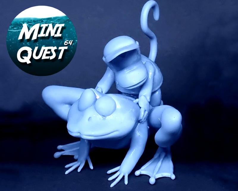 Diddy Kong and Winky - Donkey Kong Country