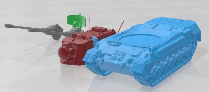 FlakPz 2 Gepard 1A2 2006 Printable Tank