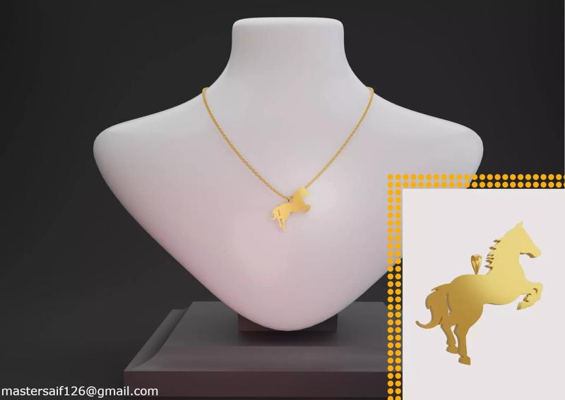 Horse necklace