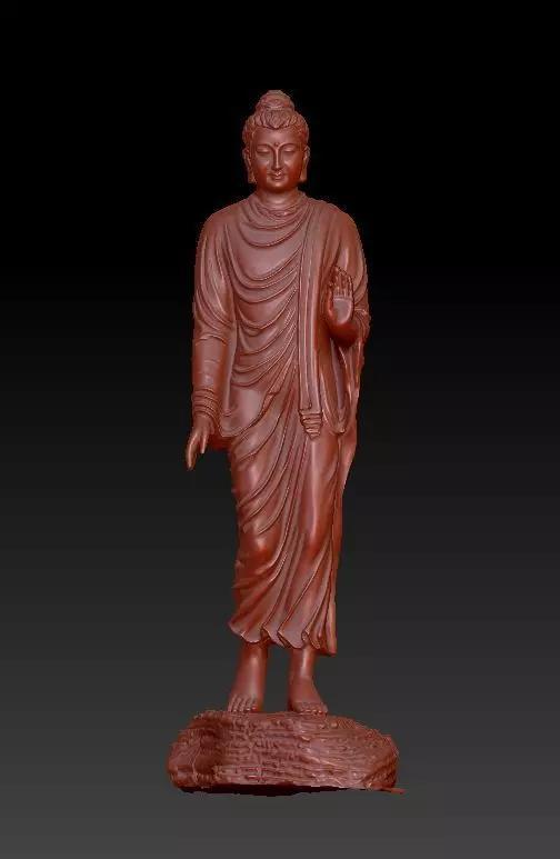 buddha give mercy to people model